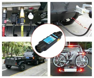 Bedrading Circuit Tester Connector Recorder 7 Pin Auto Caravan Gereedschap Plug Tow Diagnostic Towing Socket Bar Trailer Circuit Ligh I9M9