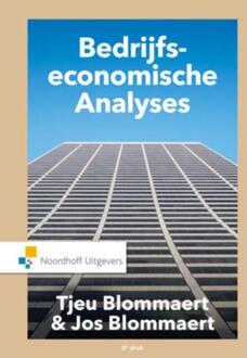 Bedrijfseconomische analyses - Boek Tjeu Blommaert (9001867235)