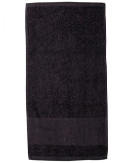 Bedrukbare golfhanddoek Zwart - One size