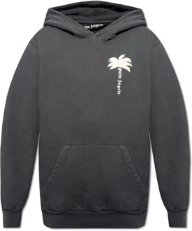Bedrukte hoodie Palm Angels , Gray , Heren - M,S,Xs