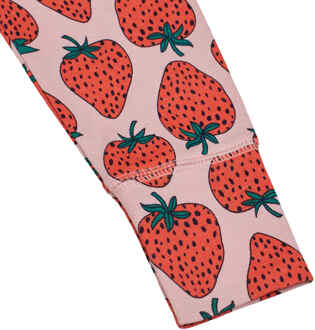 Bedrukte katoenen pyjama met korte mouwen 831616 voor meisjes Roze