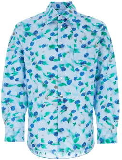 Bedrukte Poplin Overhemd Marni , Multicolor , Heren - Xl,L,M