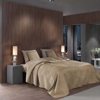 Bedsprei Audrey - Beige - 270x260cm Van Zo!Home Microvezel - Dekbed-Discounter.nl