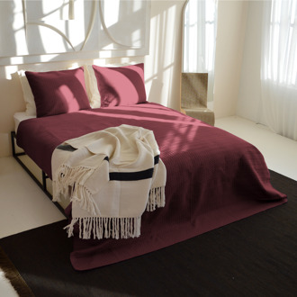 Bedsprei Rope - Rood - Xcm Van Zydante Home Microvezel - Dekbed-Discounter.nl