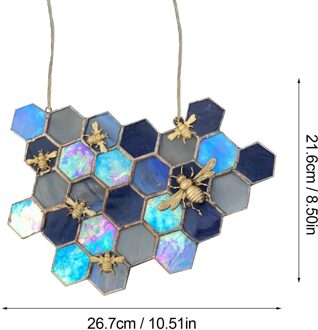Bee Aninal Gelukkig Festival Tuin Suncatchers Opknoping Teken Indoor Outdoor Feng Shui Zon Catcher Rainbow Maker Window Decor