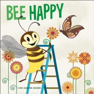 Bee Happy Mini Wall Calendar 2025 - Media, Gladstone