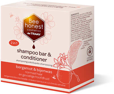 Bee honest Shampoo Bar & Conditioner Bergamot & Bijenwas 80GR