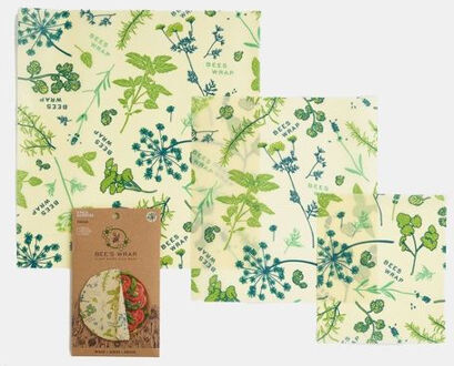 Bee's Wrap Vegan Herb Garden 3-Pack Assortiment - One size