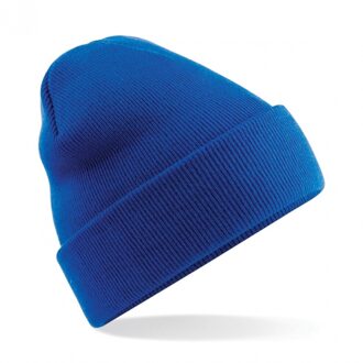 Beechfield Basic winter muts kobalt blauw