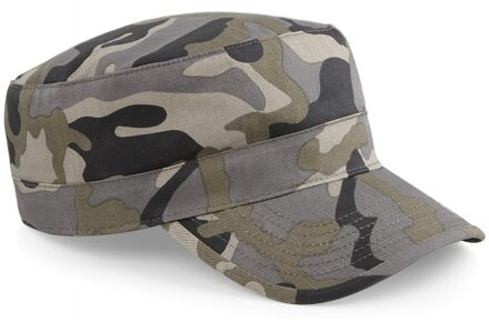 Beechfield Camouflage pet voor volwassenen Groen