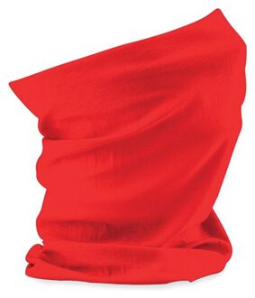 Beechfield Multifunctionele morf sjaal - rood - hals en hoofd - volwassenen