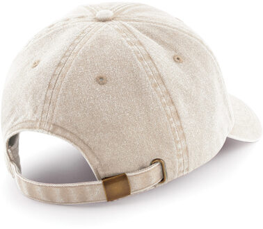 Beechfield Unisex Laag Profiel Vintage Denim-Look Cap (Vintage steen) - maat