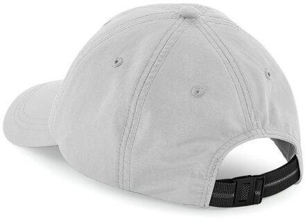 Beechfield Unisex Outdoor Waterdichte 6 Panel Baseball Cap (Pakket van 2) (Lichtgrijs) - maat