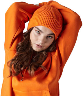Beechfield Wintermuts - oranje - volwassen - polyacryl - Beanie wintermuts - One size