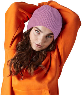 Beechfield Wintermuts - oud roze - volwassen - polyacryl - Beanie wintermuts - One size