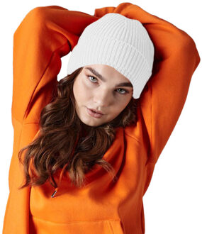 Beechfield Wintermuts - wit - volwassen - polyacryl - Beanie wintermuts - One size
