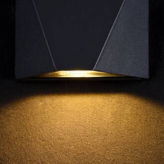 Beekman LED buitenwandlamp 3.000 K zwart