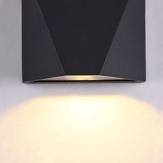 Beekman LED buitenwandlamp 3.000 K zwart