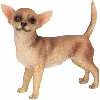 Beeldje Chihuahua Bruin 10 Cm - Beeldjes Multikleur