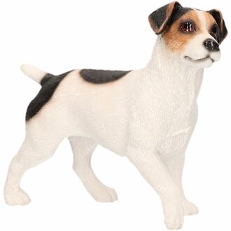Beeldje Jack Russel hond - 15 cm - polystone - honden beeld