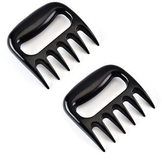 Beeman Bbq Vlees Shredder Barbecue Vork Bear Claw Vlees Separator Handvat Keuken Voedsel Vork Vlees Slicer Bbq Grill Vlees Handler tool 2stukken
