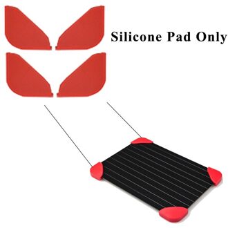 Beeman Ontdooien Lade Met Lekbak Voor Bevroren Vlees Snelle Ontdooien Plaat Voor Snelle Ontdooien Bevroren Voedsel Vlees Varkensvlees Rundvlees vis Silicone Pad enkel en alleen