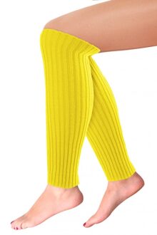 Beenwarmers geel Geel - Beige - Creme