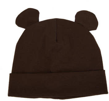 Beenwarmers Meisjes Beenwarmers Katoen Zacht Modieuze Baby Mutsen Leuke Baby Peuter Winter Warme Gebreide Muts Gebreide Been bruin