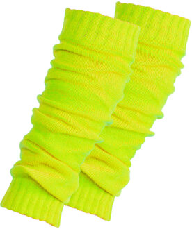 Beenwarmers neon geel Geel - Beige - Creme