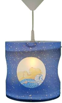 Beer Berni hanglamp - Blauw - 25cm