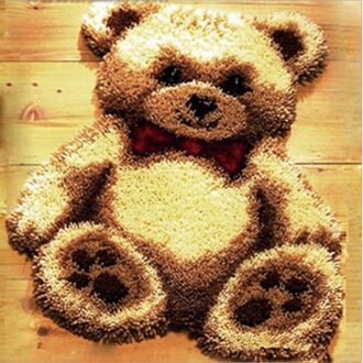 Beer Haak Tapijt Kit Diy Unfinished Haken Garen Mat Klink Haak Tapijt Kit Vloer