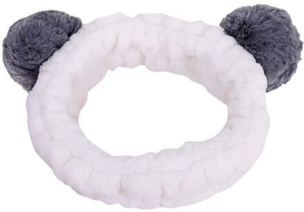 Beer Oren Tas Kinderen Cutecartoon Effen Elastische Haarbanden Meisjes Mooie Srunchies Elastiekjes Kid Haaraccessoires grijs