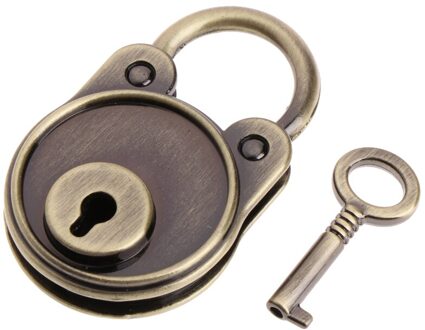 Beer Vintage Oude Antieke Stijl Mini Archaize Hangsloten Sleutel Slot Met Sleutel AS