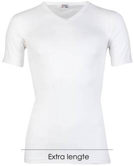 Beeren Bodywear T-shirt V-hals extra lang - Kleur: Wit, Maat: L