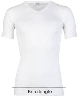 Beeren Bodywear T-shirt V-hals extra lang - Kleur: Wit, Maat: M