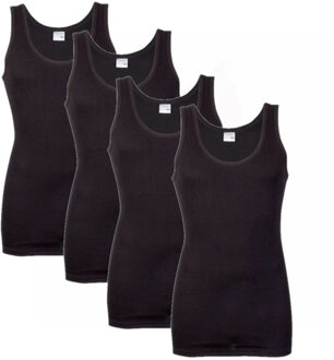 Beeren Set van 5x stuks grote maten Beeren heren hemd zwart, maat: 4XL
