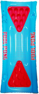 Beerpong Luchtbed Drankspelletje (166cm x 77cm) Multikleur - Print