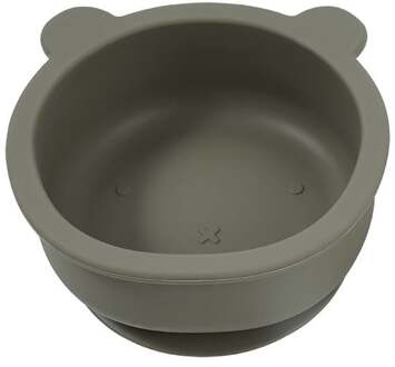 Beertje Serie - Siliconen Babykommetje - Beren Ontwerp - 350ml - Sage Sage / Groen