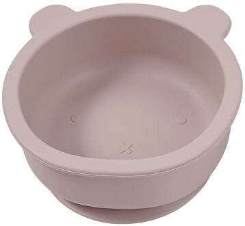 Beertje Serie - Siliconen Babykommetje - Beren Ontwerp - 350ml - Zachtroze Zachtroze / Roze