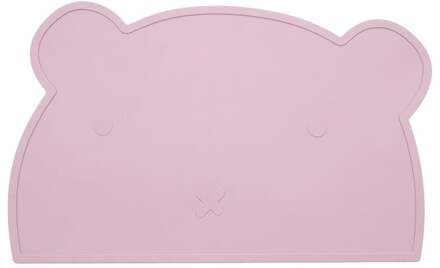 Beertje Serie - Siliconen Placemat - Beer Ontwerp - BPA-Vrij - Zachtroze Zachtroze / Roze