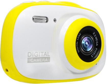 BEESCLOVER Kids Waterdichte Digitale Camera Mini Kind Camcorder voor Kinderen Ondersteuning MP3, MP4 met 2.0 Inch HD IPS Scherm r25 geel