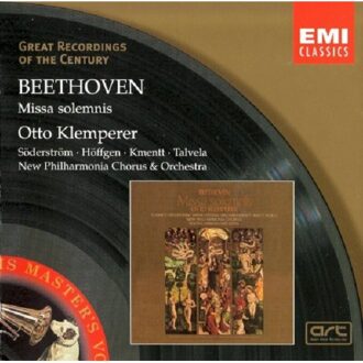Beethoven: Missa Solemnis / Klemperer, Soderstrom, Hoffgen, Kmentt et al