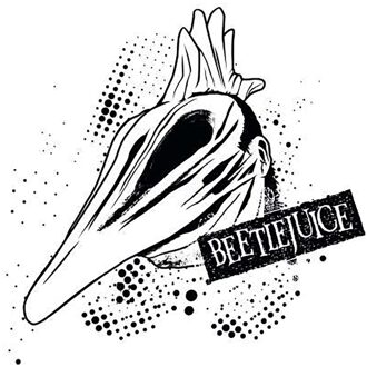 Beetlejuice Adam Monster Unisex T-Shirt - White - L - Wit