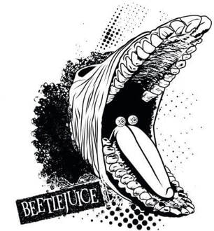 Beetlejuice Barbara Monster Women's T-Shirt - White - XS - Wit