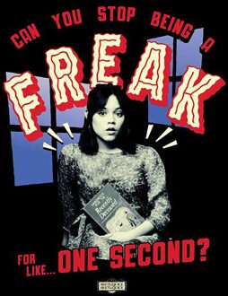 Beetlejuice Freak Unisex T-Shirt - Black - 4XL Zwart