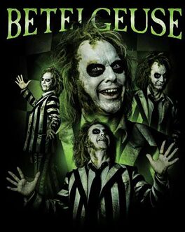 Beetlejuice Ghost With The Most Unisex T-Shirt - Black - XXL Zwart