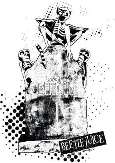 Beetlejuice Here Lies Betelgeuse Women's T-Shirt - White - M - Wit