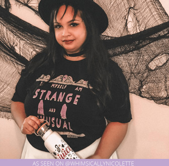 Beetlejuice I Myself Am Strange And Unusual Unisex T-Shirt - Black - L - Zwart