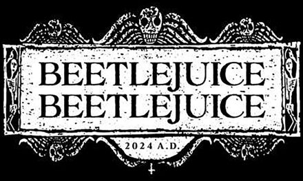 Beetlejuice Logo Unisex T-Shirt - Black - L Zwart
