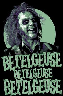 Beetlejuice Say My Name Unisex T-Shirt - Black - XXL Zwart